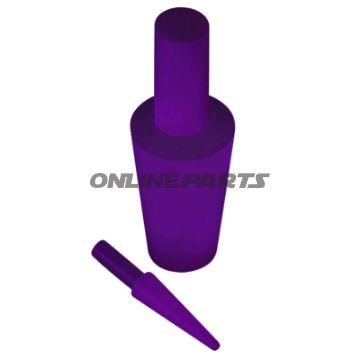 STIK SILIKONE 10,3 MM 10 STYKKER LILA TIL KLIMALEITG