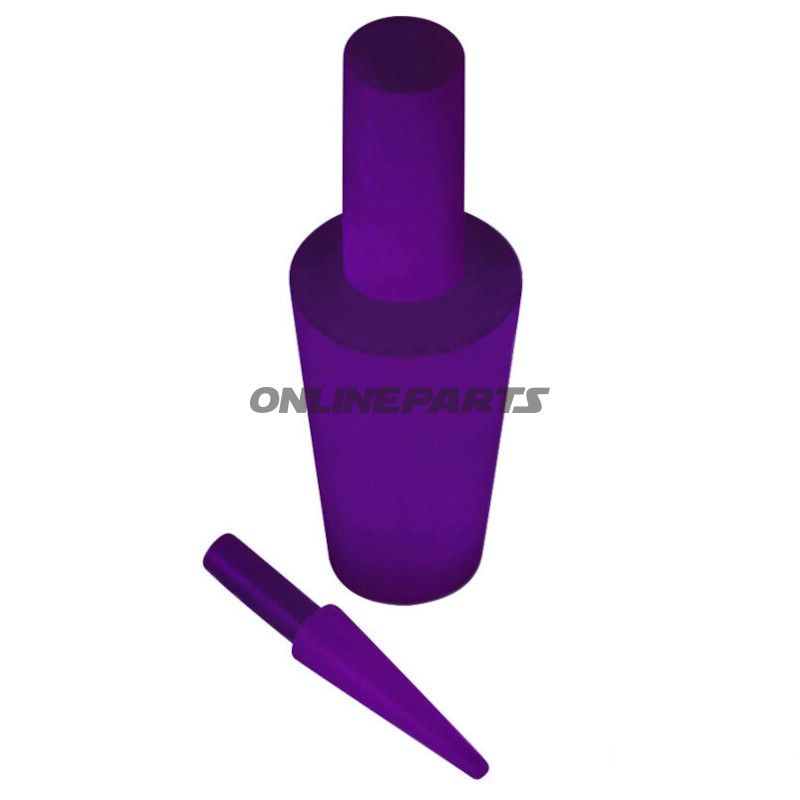 STIK SILIKONE 10,3 MM 10 STYKKER LILA TIL KLIMALEITG