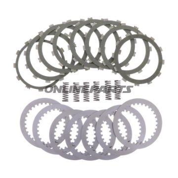 Koblingssæt aramid EBC lameller + fjedre + skiver