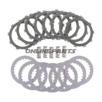 Koblingssæt aramid EBC lameller + fjedre + skiver