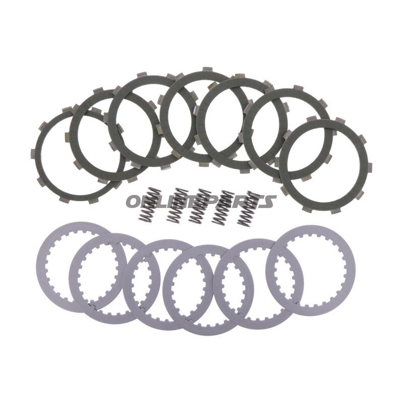 Koblingssæt aramid EBC lameller + fjedre + skiver