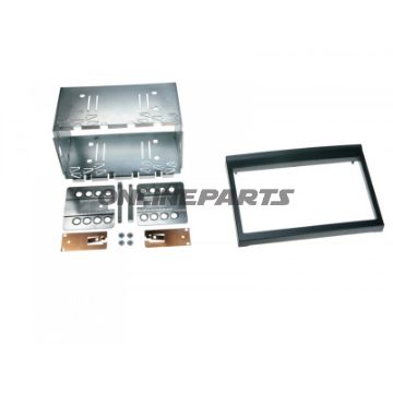 Radio blende 2-DIN sort