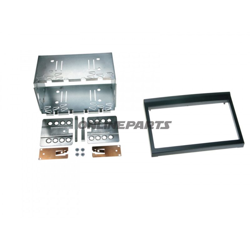 Radio blende 2-DIN sort