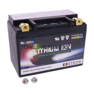 BATTERI MOTORCYKEL HJTZ14S-FPZ SKYRICH LITHIUM ION