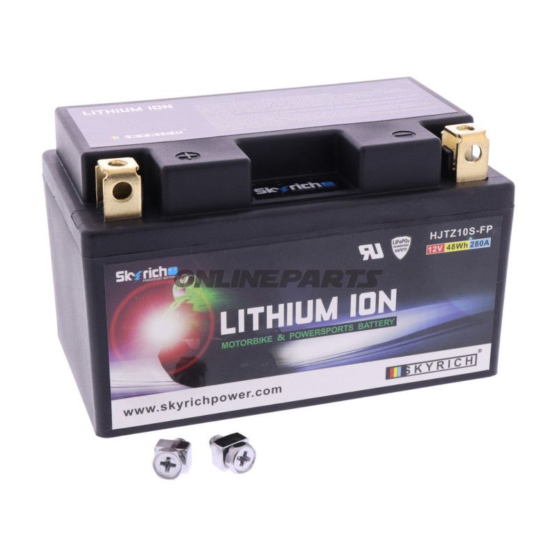 BATTERI MOTORCYKEL HJTZ10S-FP SKYRICH LITHIUM ION