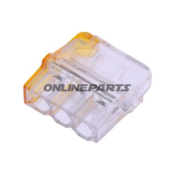 Terminal TILSLUTNING 3-polet 0,2-2,5 ORANGE/TT PACK 5 STK