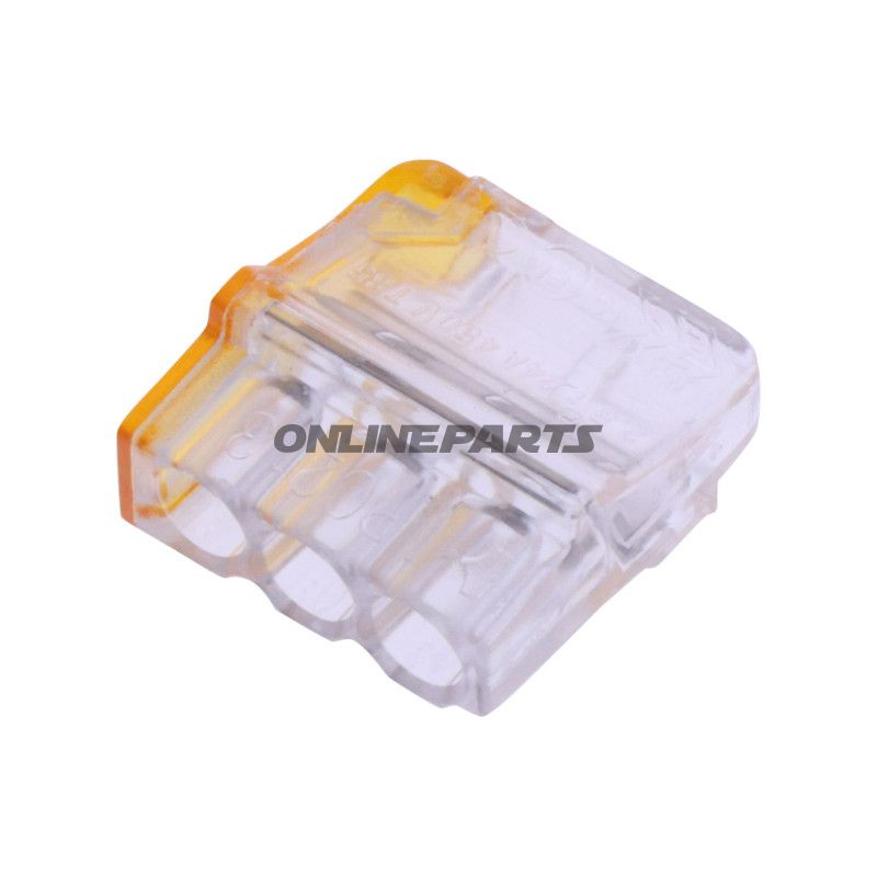 Terminal TILSLUTNING 3-polet 0,2-2,5 ORANGE/TT PACK 5 STK