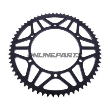 BAGESTE TANDHJUL 64Z PITCH 428 SORT INDVENDIG DIAMETER 136 BOLT AFSTAND 156