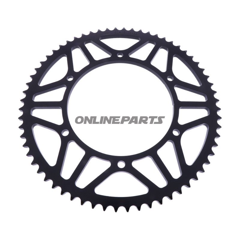 BAGESTE TANDHJUL 64Z PITCH 428 SORT INDVENDIG DIAMETER 136 BOLT AFSTAND 156