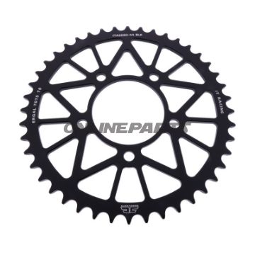 BAGHJUL ALUMINIUM 44 TANDAFSTAND 520 SORT JT INDVENDIG DIAMETER 076 BOLTAFSTAND 100