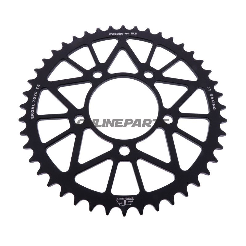 BAGHJUL ALUMINIUM 44 TANDAFSTAND 520 SORT JT INDVENDIG DIAMETER 076 BOLTAFSTAND 100