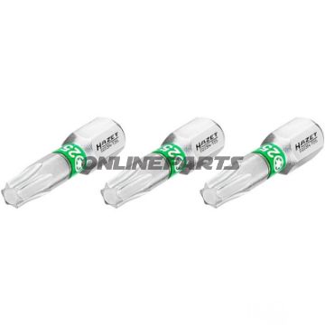 BIT TORX T25 1/4Z 3 STK 25 mm 1/4Z=6,3 mm