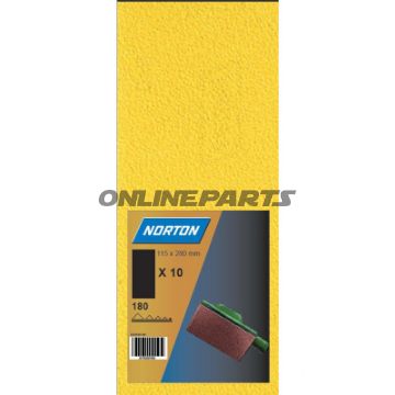Sandpapirstrimler SB K220 10 stykker 115X280MM G131F uperforeret