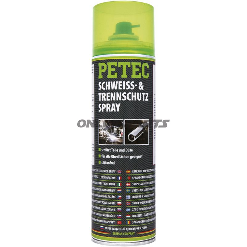 SCHWEISSSPR 500 ml Petec SEPARATIONSBESKYTTELSE