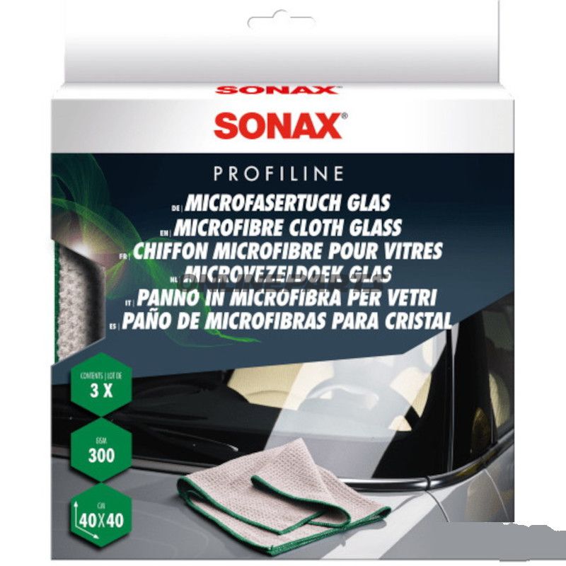 Mikrofiber klude 3 stk glas Sonax
