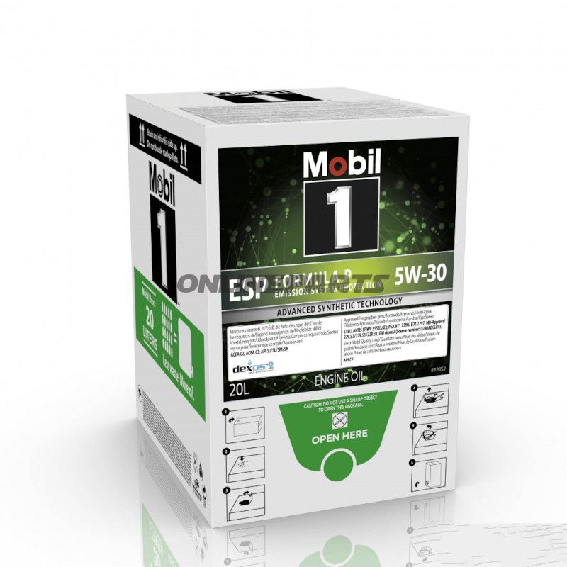 MOTOROLIE 5W30 FORM P 20L ESP BAG IN BOX Mobil