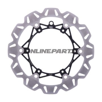 BREMSESKIVE CONTOUR X EBC RUSTFRIT STÅL