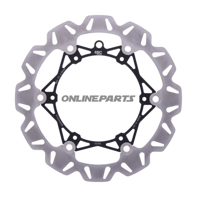 BREMSESKIVE CONTOUR X EBC RUSTFRIT STÅL