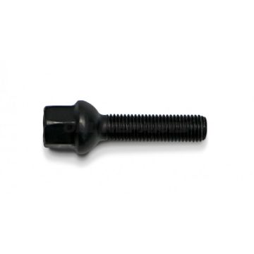 HJULMØTRIK M12X1.5X40 KU17 SORT