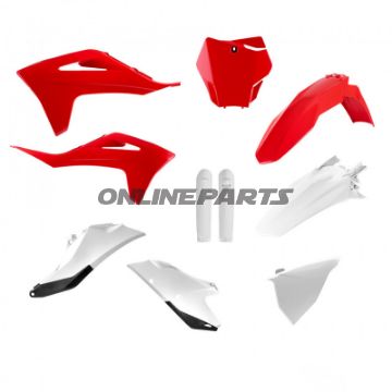 Komplettkit rot/weiß / schwarz