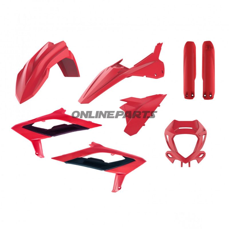 KOMPLET SÆT RØD/SORT