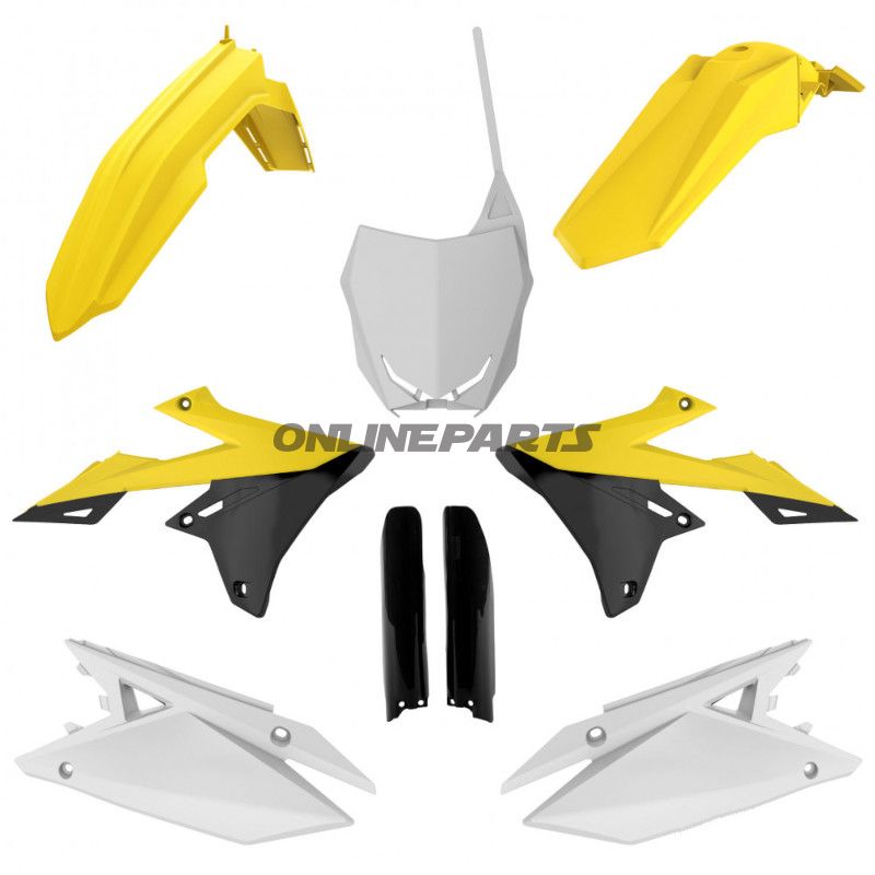 KOMPLET SÆT GUL/HVID/SORT