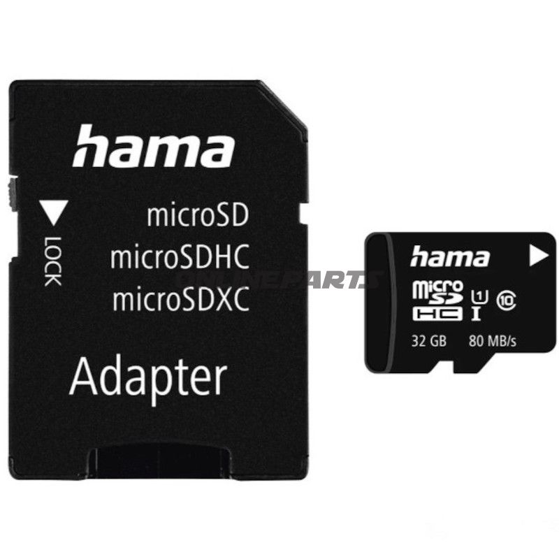 Hukommelseskort Micro SDHC 32GB 80MB/S UHS 1