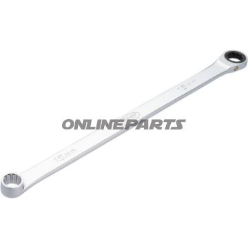 Ring SKRALDENØGLE LANG SORT 15