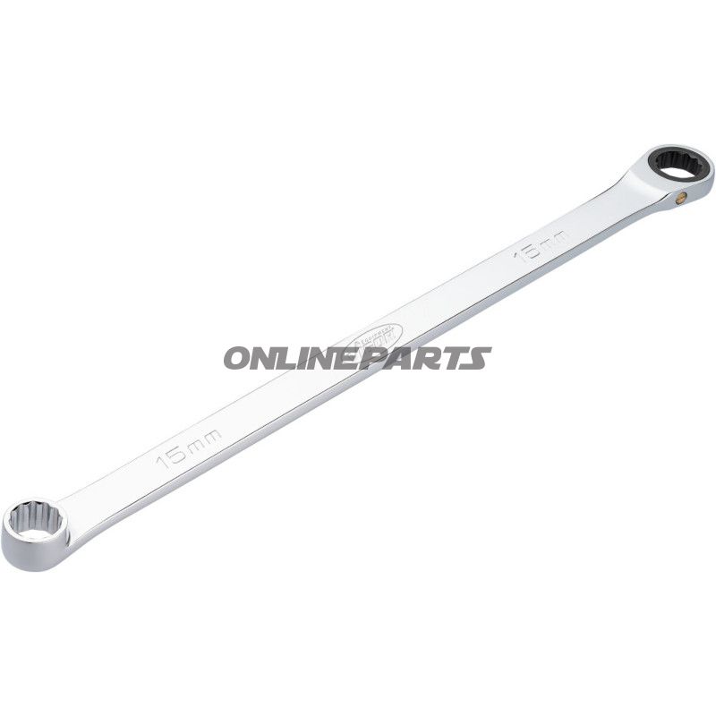 Ring SKRALDENØGLE LANG SORT 15