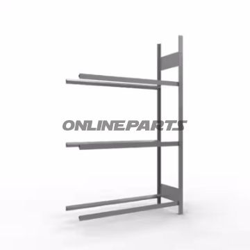 Dækstativ 3 niveauer. Dyrkningsmark 2000X1210X436 mm galvaniseret