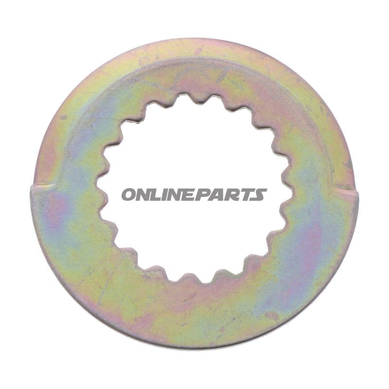 LÅSEPLADE (ORIG RESERVEDEL) FORRESTE TANDHJUL