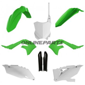 Komplettkit grün/weiß / schwarz