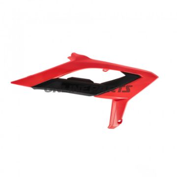 Kühlerabdeckung rot/schwarz