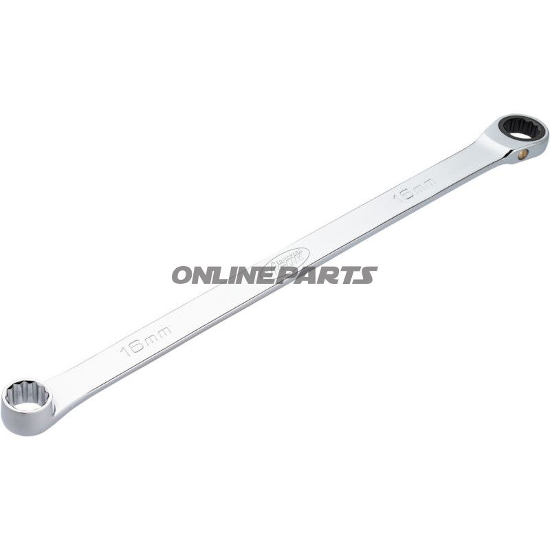 Ring SKRALDENØGLE LANG SORT 16