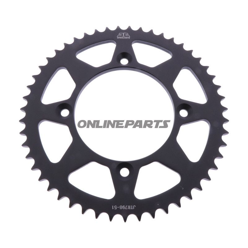 BAGESTE TANDHJUL 51 TANDHØJDE 428 INDVENDIG DIAMETER 100 BOLTAFSTAND 120