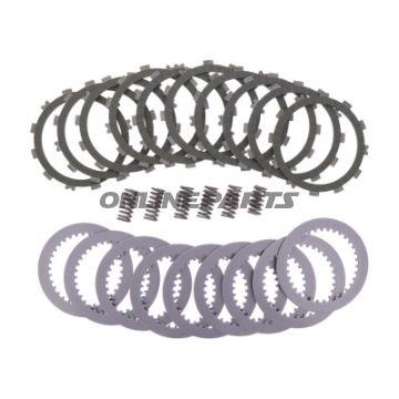 KOBLINGSSÆT ARAMID EBC PLADER SKIVER OG FJEDRE