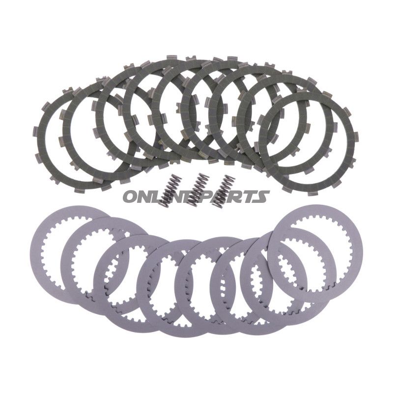 KOBLINGSSÆT ARAMID EBC PLADER SKIVER OG FJEDRE