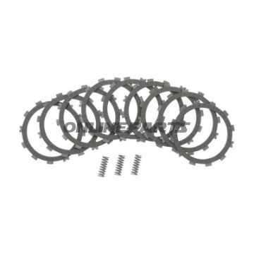 KOBLINGSSÆT ARAMID EBC PLADER OG FJEDRE