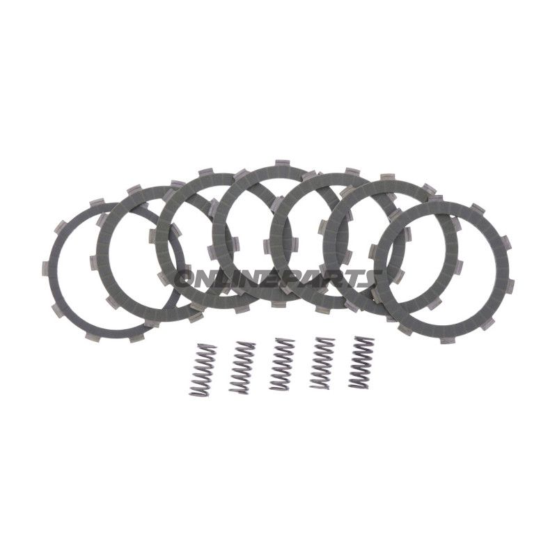 KOBLINGSSÆT ARAMID EBC PLADER OG FJEDRE