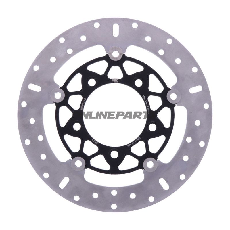 BREMSESKIVE EBC RUSTFRIT STÅL