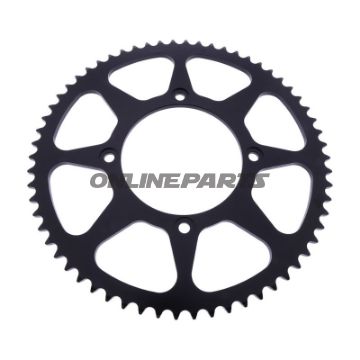 Bagtandhjul 62 tænder deling 420 indv. dia. 100 LK 120