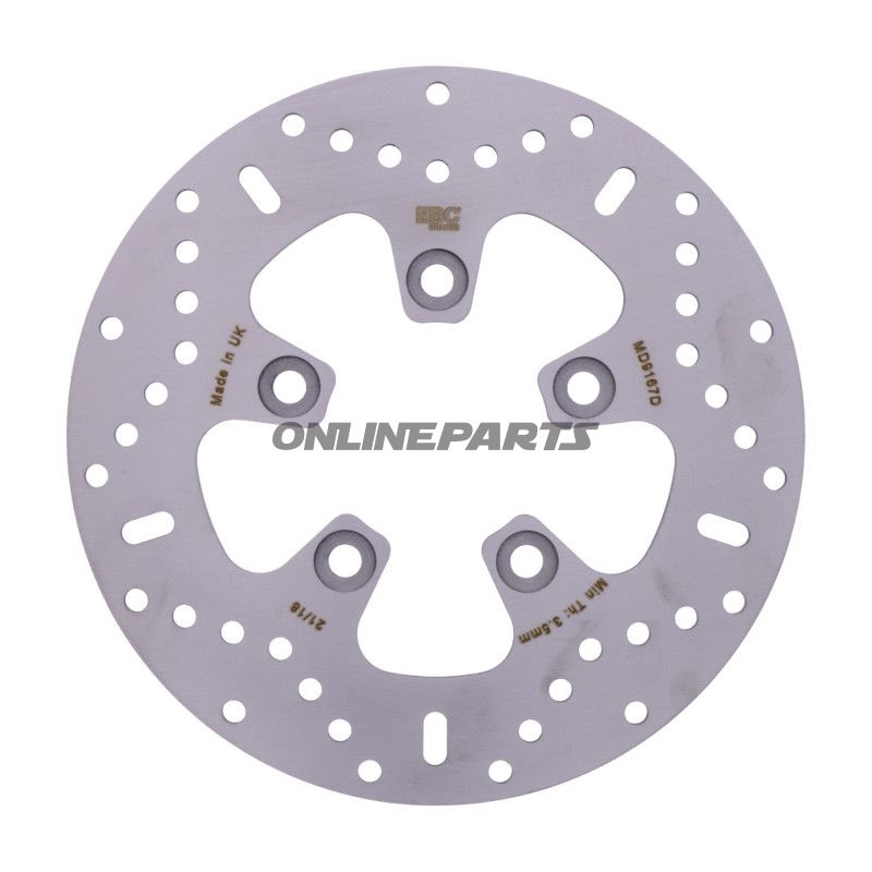 BREMSESKIVE EBC RUSTFRIT STÅL