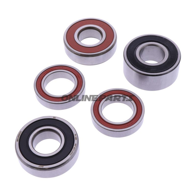 HJULLEJESÆT KOMPLET JMP MED TÆTNINGER