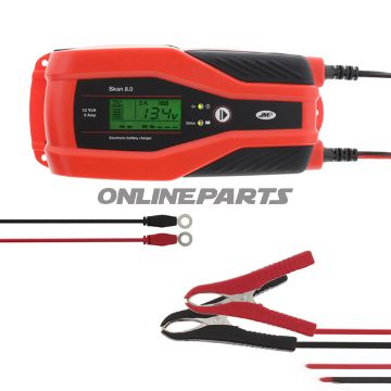 Batterioplader JMP Skan 8.0UK 12V 8A med UK stik