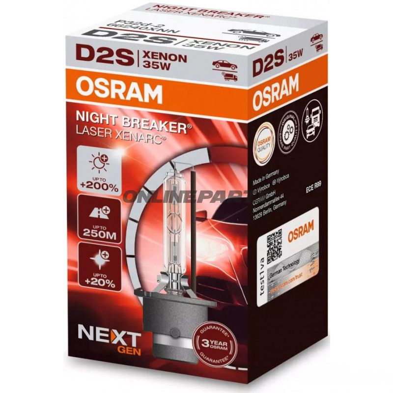 PÆRE 35W D2S OSRAM NIGHT BREAKER LASER 220