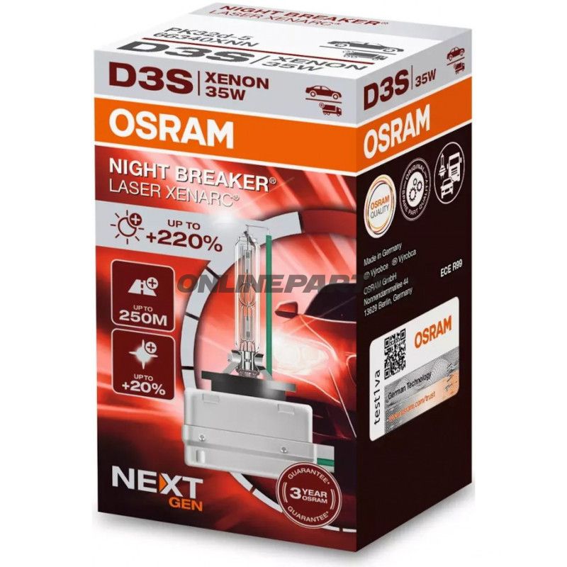 PÆRE 35W D3S OSRAM NIGHT BREAKER LASER 220