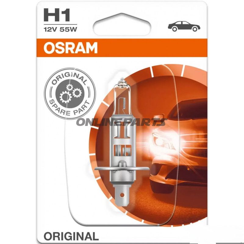 PÆRE H1 12V55W ENKELT BLISTERPAKNING OSRAM JMP 1590125 ALTN 1591353