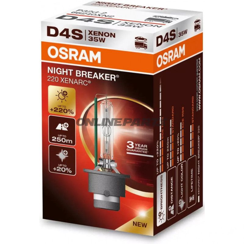 PÆRE 35W D4S OSRAM NIGHT BREAKER LASER 220