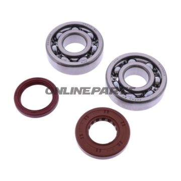 HJULLEJESÆT KOMPLET JMP MED TÆTNINGER NTN