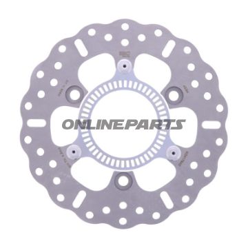 Bremseskive Contour EBC rustfrit stål med ABS-ring